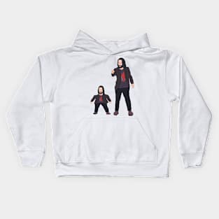 Mini Keanu Reeves & Breathtaking Keanu Reeves Meme Kids Hoodie